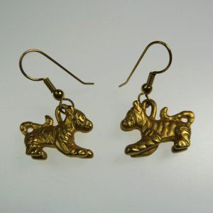 14Kt Gold Plated Bouncin' "Tigger" Earrings - Disney